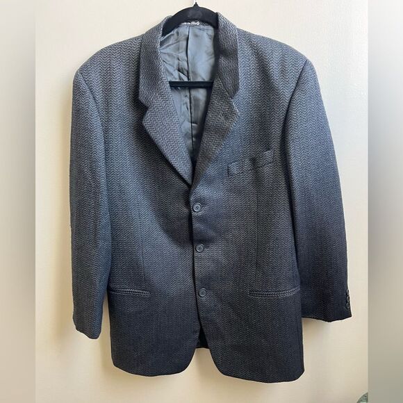 Vintage Giorgio Armani Italy WOOL sport coat blazer Size 40R - Picture 1 of 9